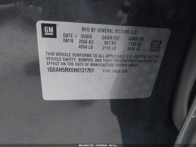 2017 CADILLAC ATS 1G6AH5RX6H0131751 Photo 8