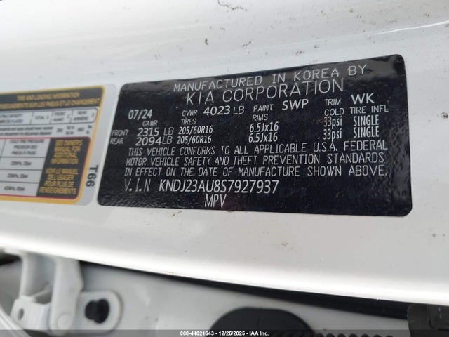 KNDJ23AU8S7927937 KIA SOUL S
