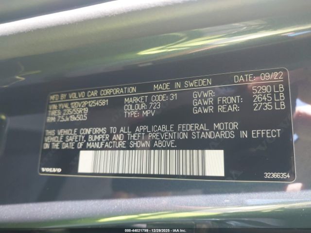 2023 VOLVO XC60 YV4L12DV2P1254581 Photo 8