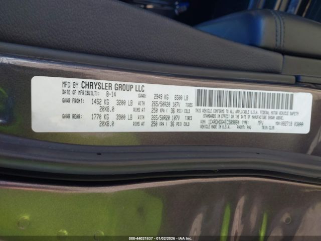 2014 DODGE DURANGO 1C4RDHDG4EC589884 Photo 8