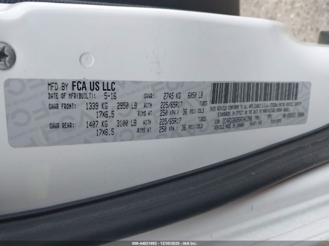 2016 DODGE GRAND CARAVAN 2C4RDGBG8GR341208 Photo 8