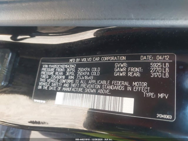 2013 VOLVO XC90 YV4952CY6D1643942 Photo 8