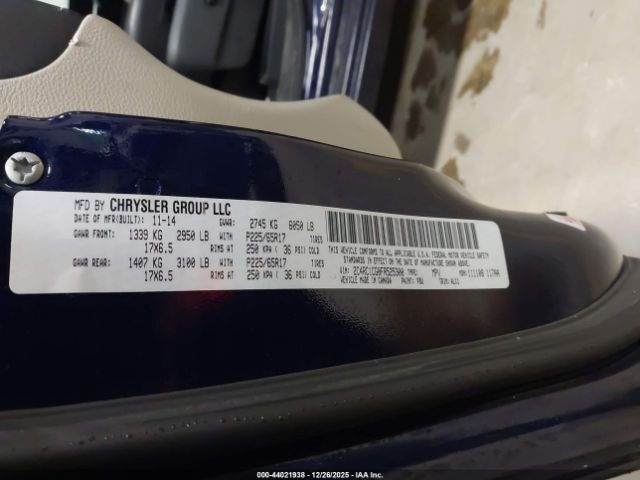 2015 CHRYSLER TOWN & COUNTRY 2C4RC1CG0FR525300 Photo 8