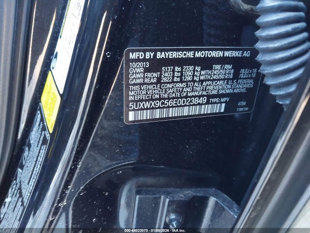 Aukcja sprzedaży 2014 Bmw X3 Xdrive28i, vin: 5UXWX9C56E0D23849, numer aukcji: 44022070