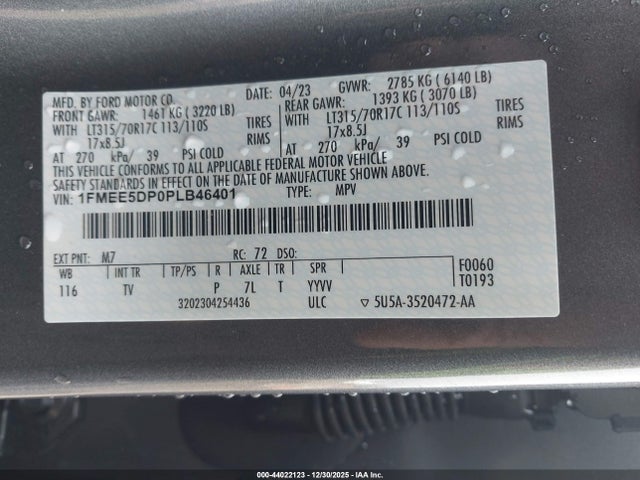 Ford Bronco Wildtrak 2023 1FMEE5DP0PLB46401 Image 9