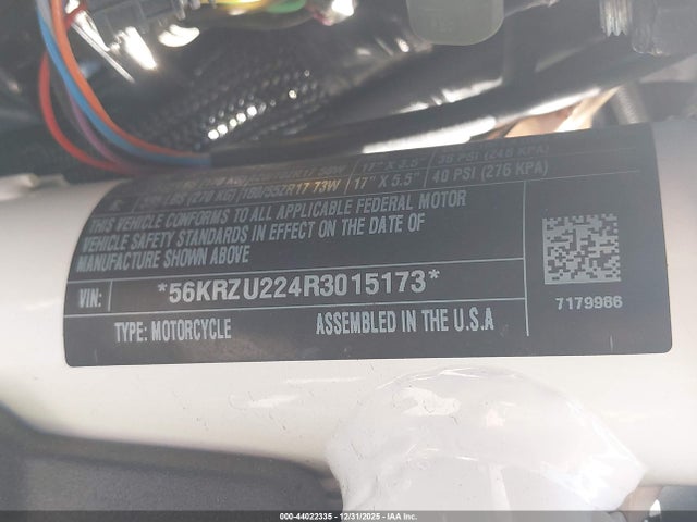 56KRZU224R3015173 INDIAN MOTORCYCLE CO. Ftr X 100% R Carbon