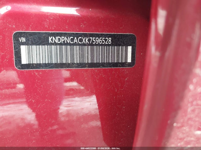 KNDPNCACXK7596528 KIA Sportage Ex