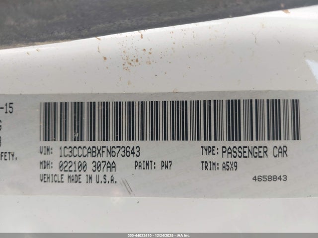 Chrysler 200 Limited 2015 1C3CCCABXFN673643 Image 9