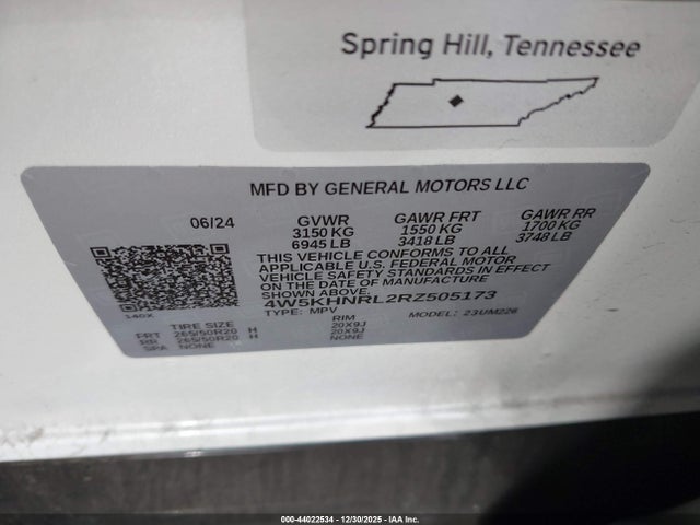 4W5KHNRL2RZ505173 Acura Zdx A-spec