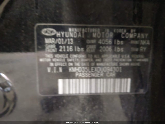 2013 HYUNDAI ELANTRA GT KMHD35LEXDU094301 Photo 8