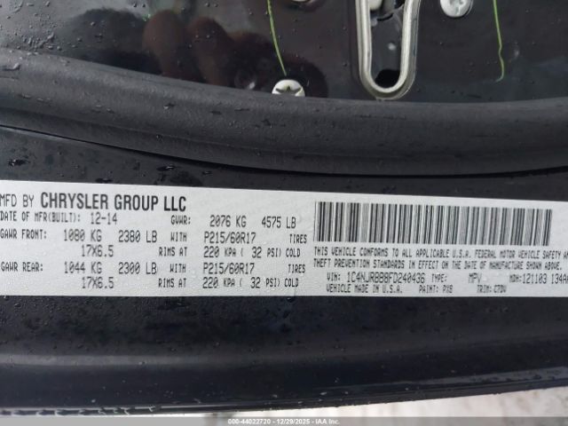 2015 JEEP PATRIOT 1C4NJRBB8FD240436 Photo 8