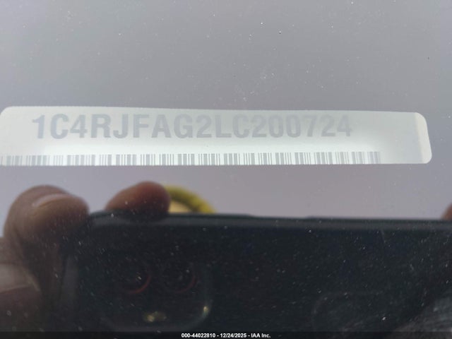 2020 JEEP GRAND CHEROKEE 1C4RJFAG2LC200724 Photo 8