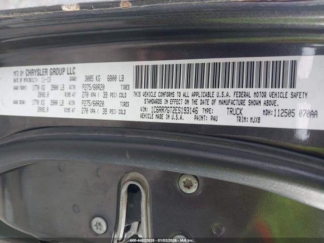 2014 RAM 1500 1C6RR7GT2ES193146 Photo 8