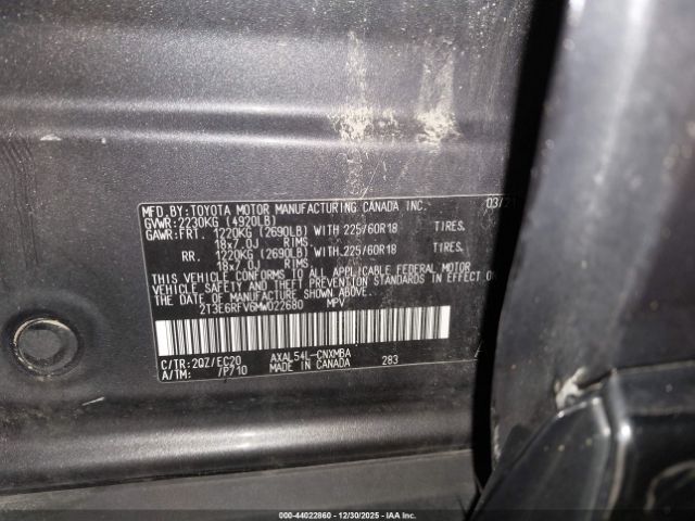 2021 TOYOTA RAV4 HYBRID 2T3E6RFV6MW022680 Photo 8