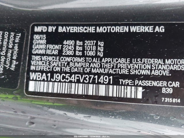 WBA1J9C54FV371491 BMW M235 Xdrive