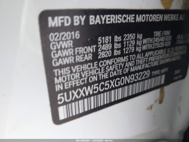 2016 BMW X4 5UXXW5C5XG0N93229 Photo 8