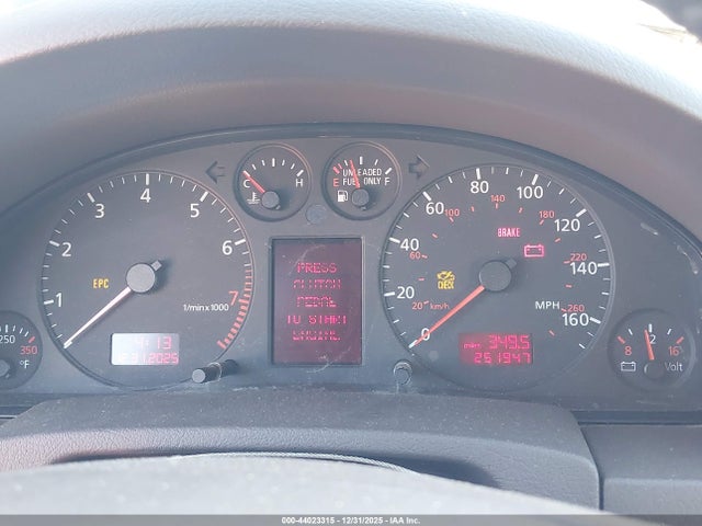 Aukcja sprzedaży 2001 Audi A6 2.7t, vin: WAUED64B51N025535, numer aukcji: 44023315