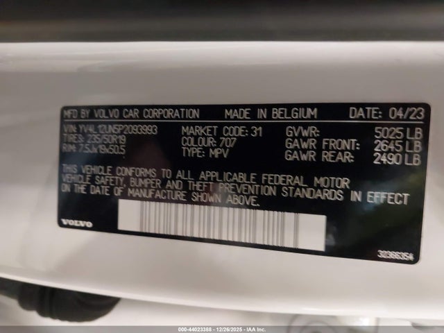 2023 VOLVO XC40 YV4L12UN5P2093993 Photo 8