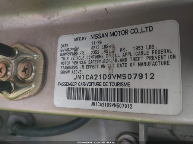 1997 NISSAN MAXIMA JN1CA21D9VM507912 Photo 8