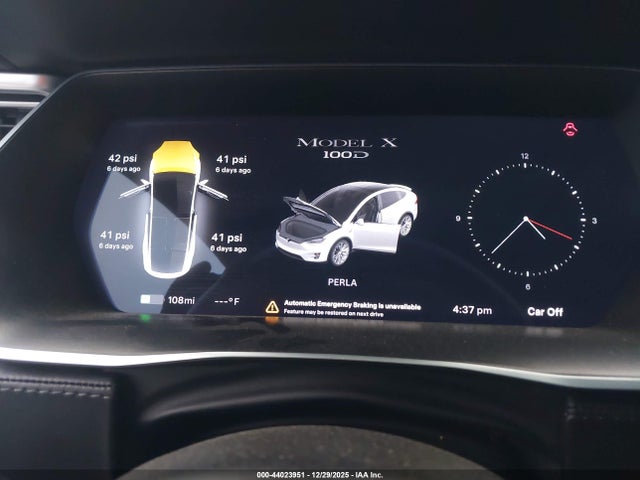 Продажа на аукционе авто 2018 Tesla Model X 100d/75d/p100d, vin: 5YJXCBE29JF088402, номер лота: 44023951