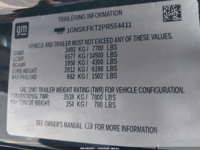 Chevrolet Suburban 4wd Premier 2023 1GNSKFKT2PR554411 Image 9