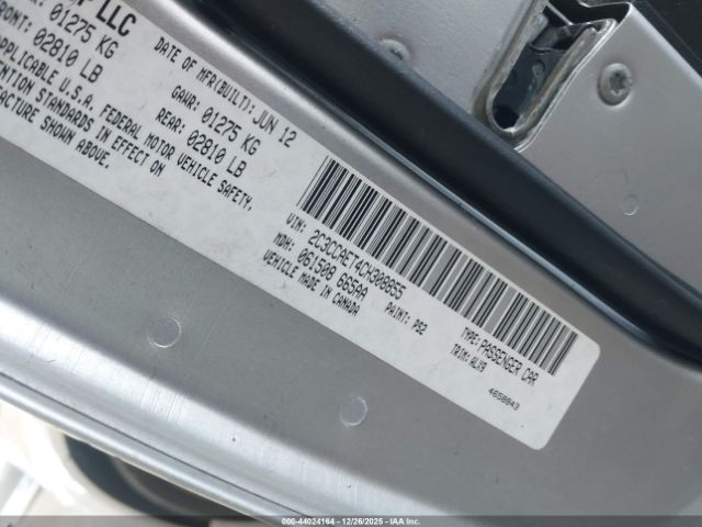 2012 CHRYSLER 300C 2C3CCAET4CH308855 Photo 8