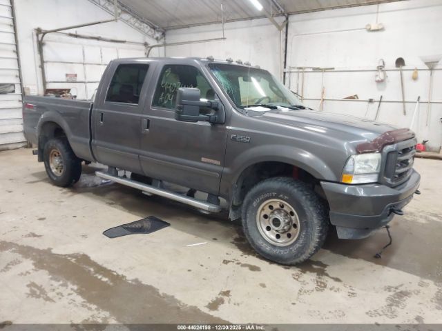 2004 FORD F-250 1FTNW21P34EA58334