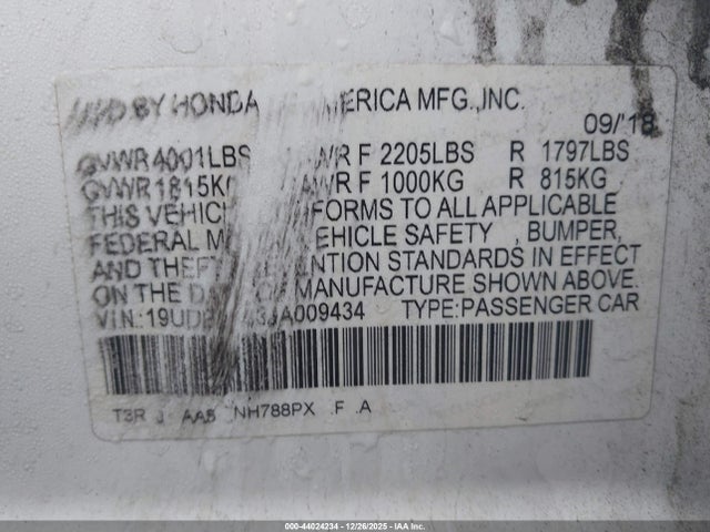 2018 ACURA ILX 19UDE2F33JA009434 Photo 8