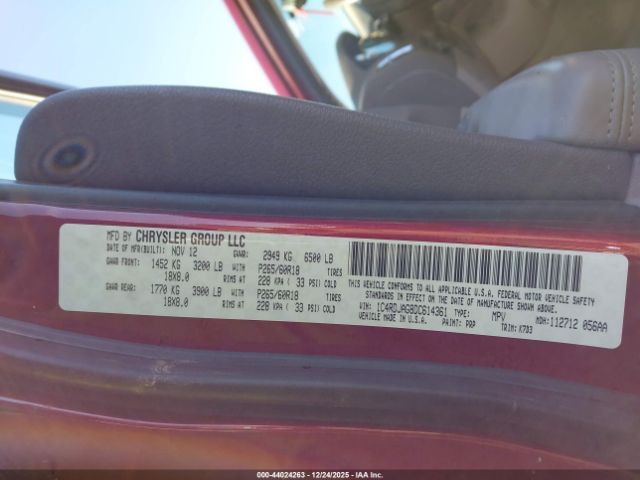 2013 DODGE DURANGO 1C4RDJAG8DC614361 Photo 8