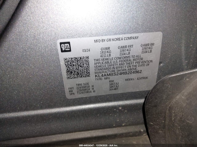 Buick Encore Gx Preferred Fwd 2024 KL4AMBS24RB204962 Image 9