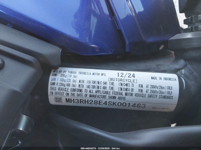 Yamaha Mtn320 A 2025 MH3RH28E4SK001463 Image 10