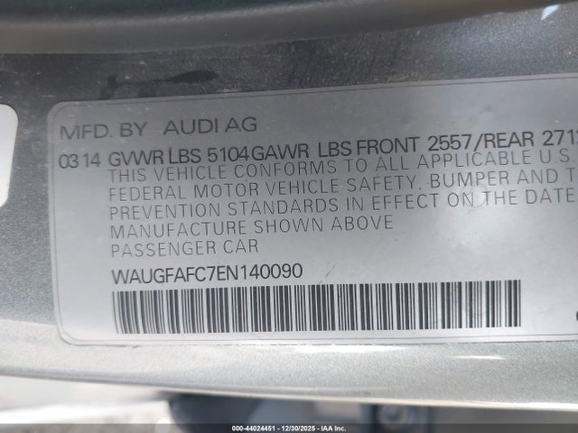 2014 AUDI A6 WAUGFAFC7EN140090 Photo 8