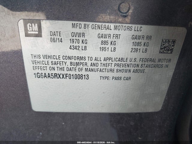 2015 CADILLAC ATS 1G6AA5RXXF0100813 Photo 8