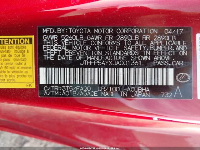 2018 LEXUS LC 500 JTHHP5AYXJA001361 Photo 8