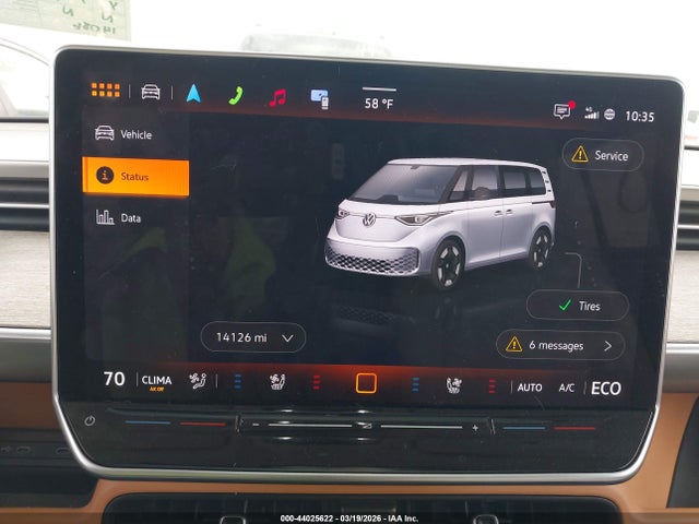44025622 :رقم المزاد ، WVG6YVEB0SH017410 vin ، 2025 Volkswagen Id. Buzz 1st Edition With 4motion مزاد بيع