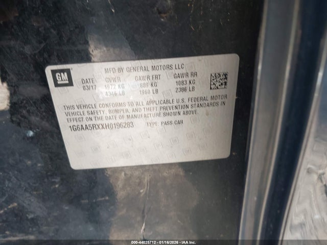 2017 CADILLAC ATS 1G6AA5RXXH0196283 Photo 8