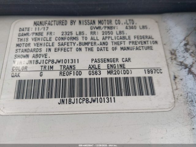 2018 NISSAN ROGUE SPORT JN1BJ1CP8JW101311 Photo 8