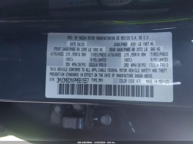 2023 MAZDA CX-30 3MVDMBCMXPM551557 Photo 8