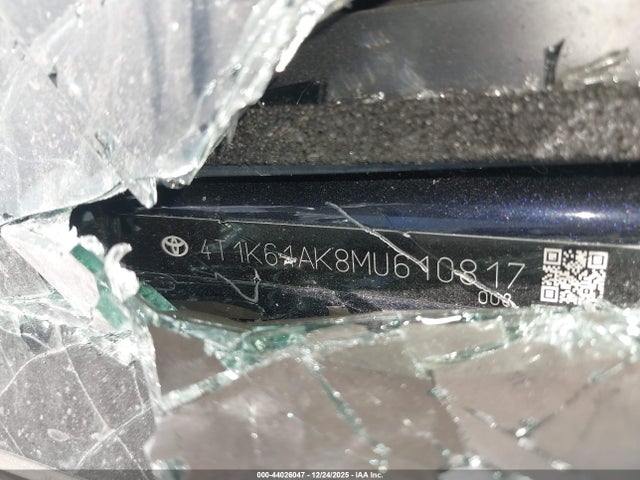 4T1K61AK8MU610817 Toyota CAMRY XSE