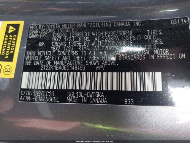 2014 LEXUS RX 350 2T2ZK1BA0EC148493 Photo 8