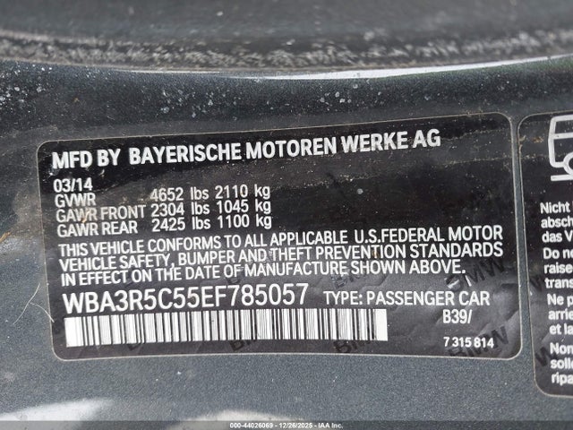 2014 BMW 435I WBA3R5C55EF785057 Photo 8