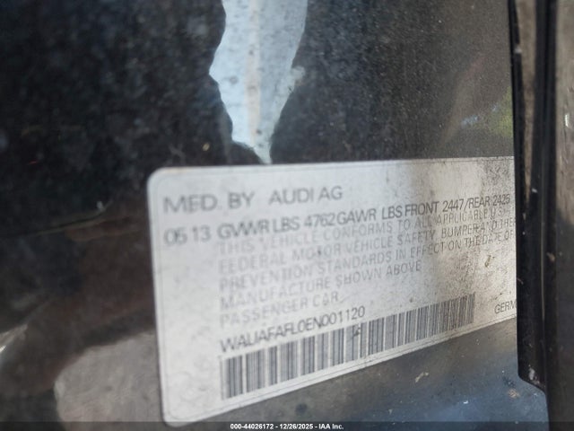 2014 AUDI A4 WAUAFAFL0EN001120 Photo 8