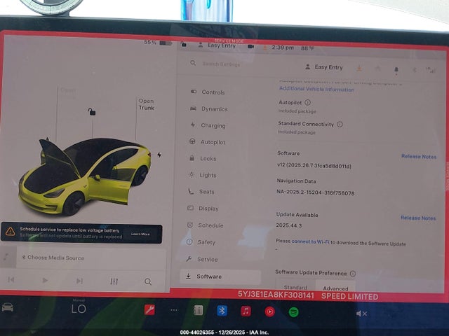 Tesla Model 3 Long Range/mid Range/standard Range/standard Range Plus 2019 5YJ3E1EA8KF308141 Image 18