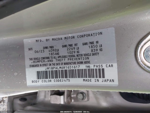 2024 MAZDA MAZDA3 JM1BPALM6R1651617 Photo 8