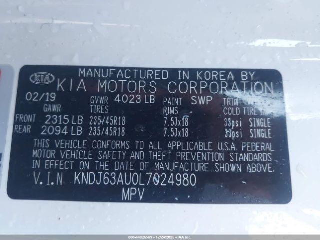 2020 KIA SOUL KNDJ63AU0L7024980 Photo 8