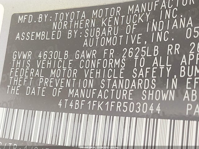 Toyota CAMRY LE 2015 4T4BF1FK1FR503044 Image 9