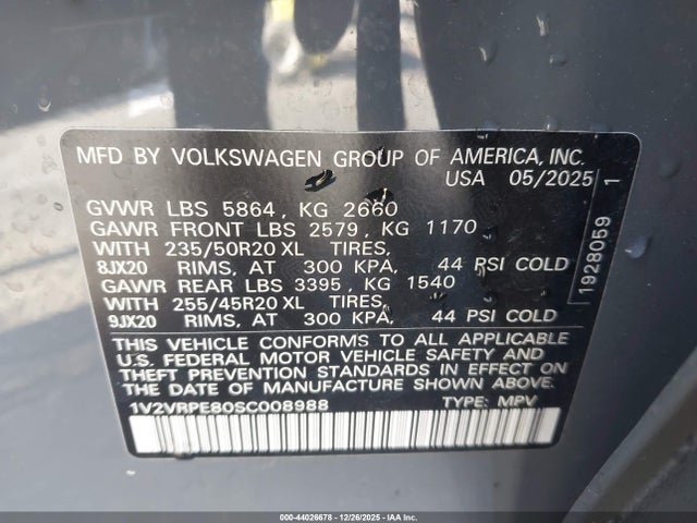 Volkswagen ID.4 PRO S 2025 1V2VRPE80SC008988 Image 9