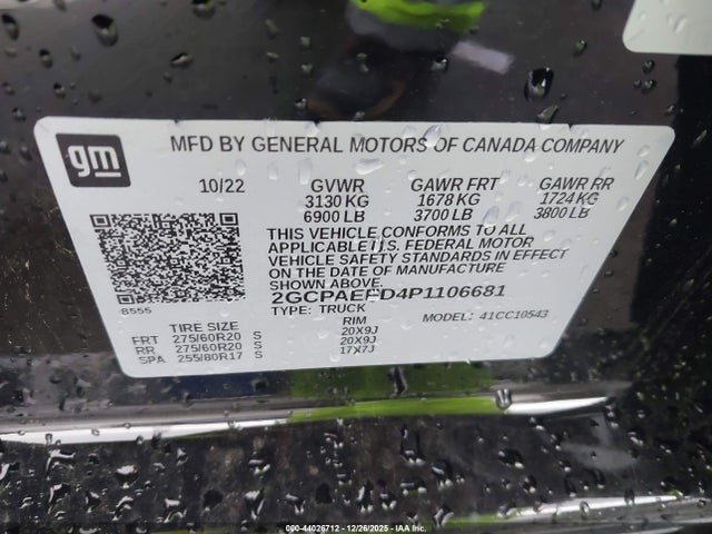 2023 CHEVROLET SILVERADO 1500 2GCPAEED4P1106681 Photo 8