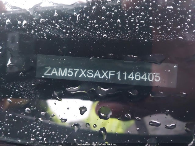 ZAM57XSAXF1146405 Maserati Ghibli