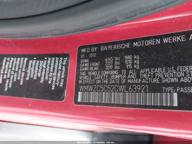 2012 MINI COOPER S COUNTRYMAN WMWZC5C52CWL63921 Photo 8